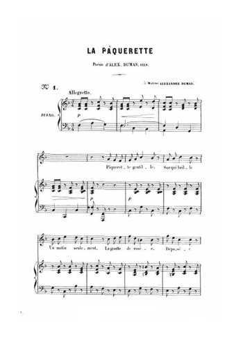 Charles Gounod - La pâquerette